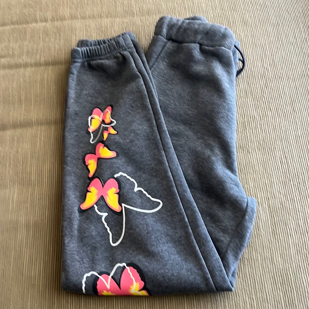 Shein Womens butterfly Graphic Drawstring Sweatpants